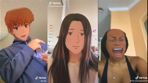 How to get and use the Tiktok anime filter .